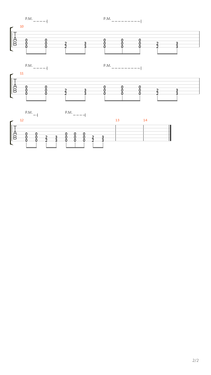 Осколки吉他谱