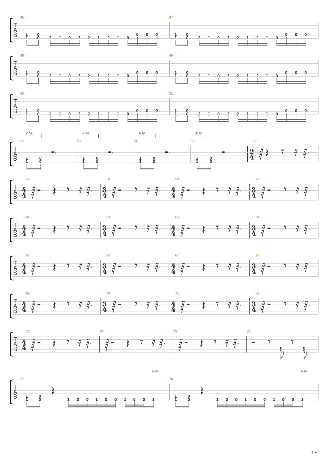 Осколки吉他谱