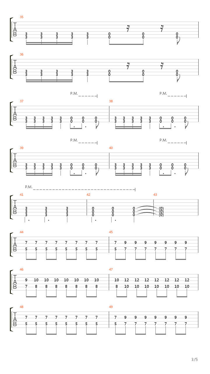 Париж吉他谱