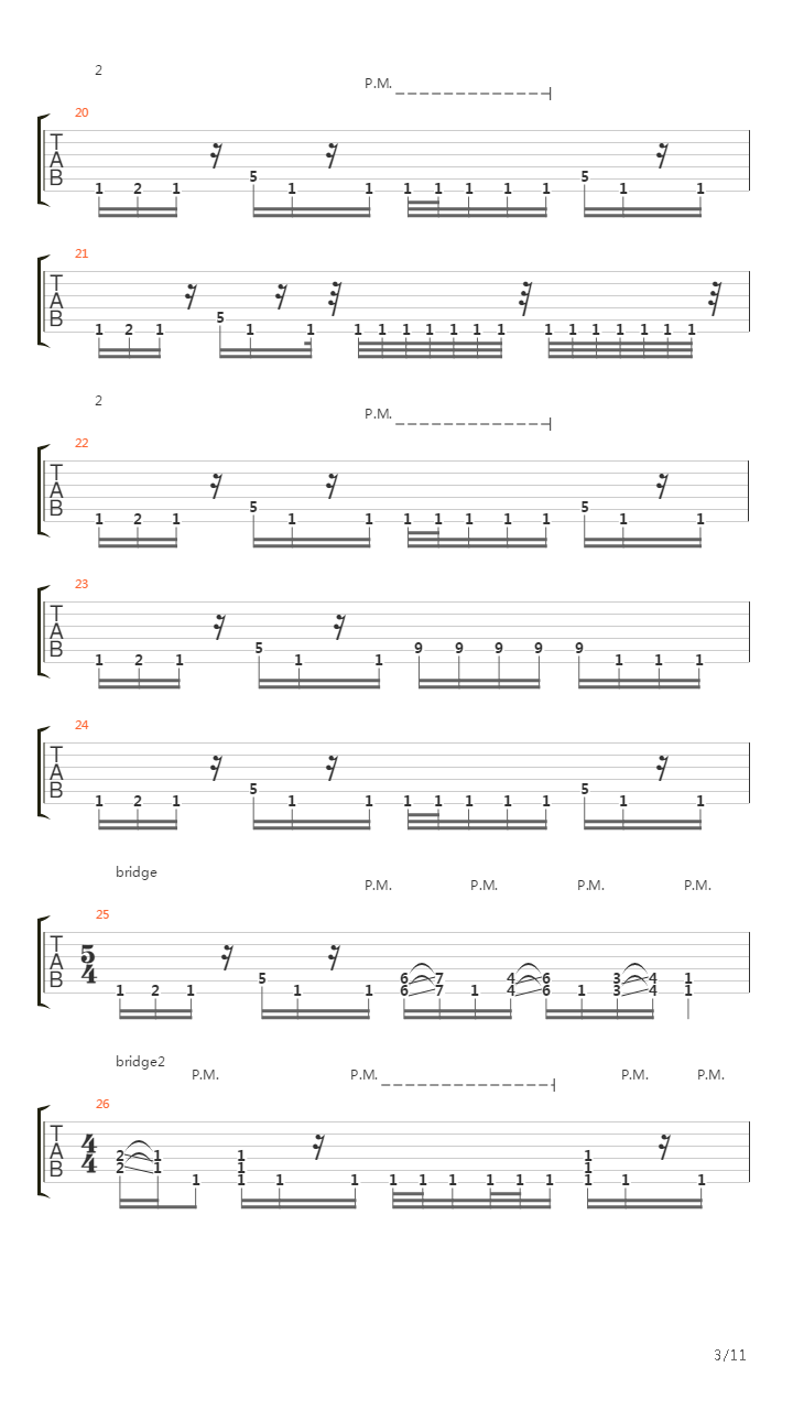 Черно-белые дни吉他谱