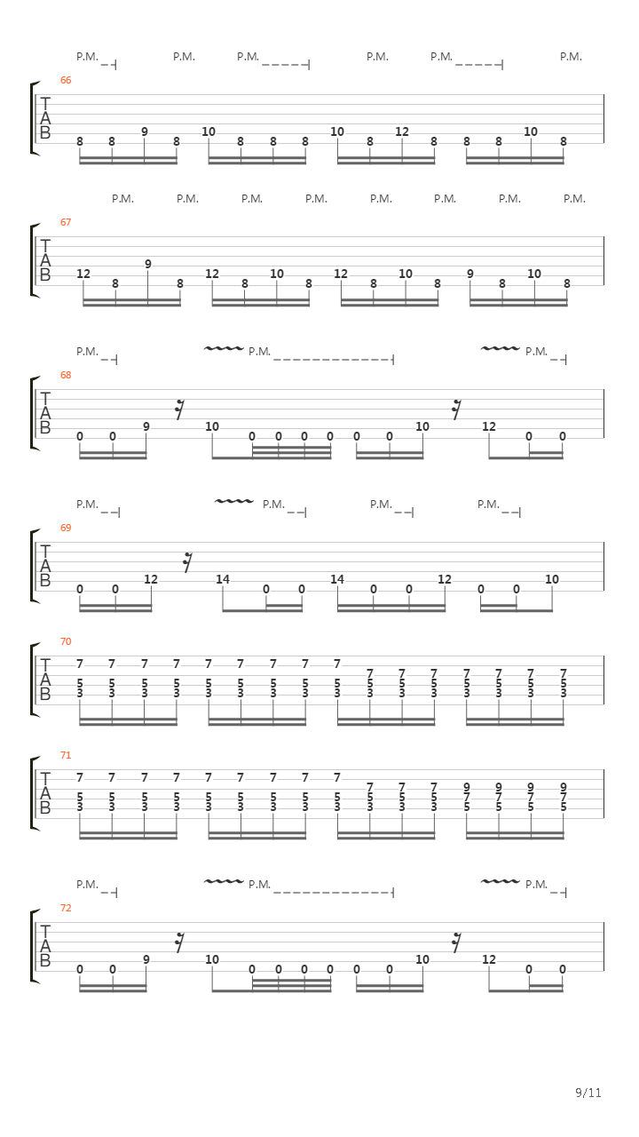 Черно-белые дни (самая правильная версия)吉他谱