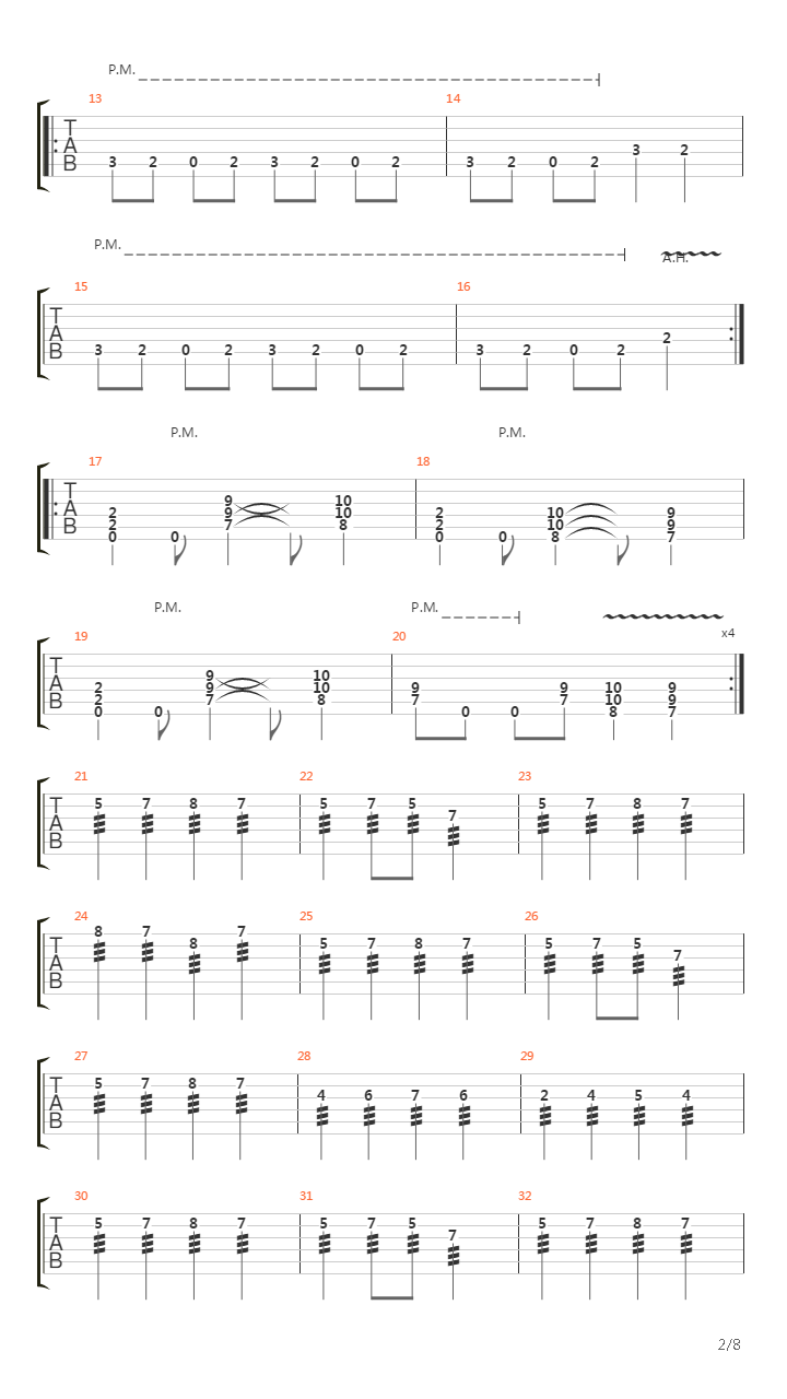 Aris吉他谱
