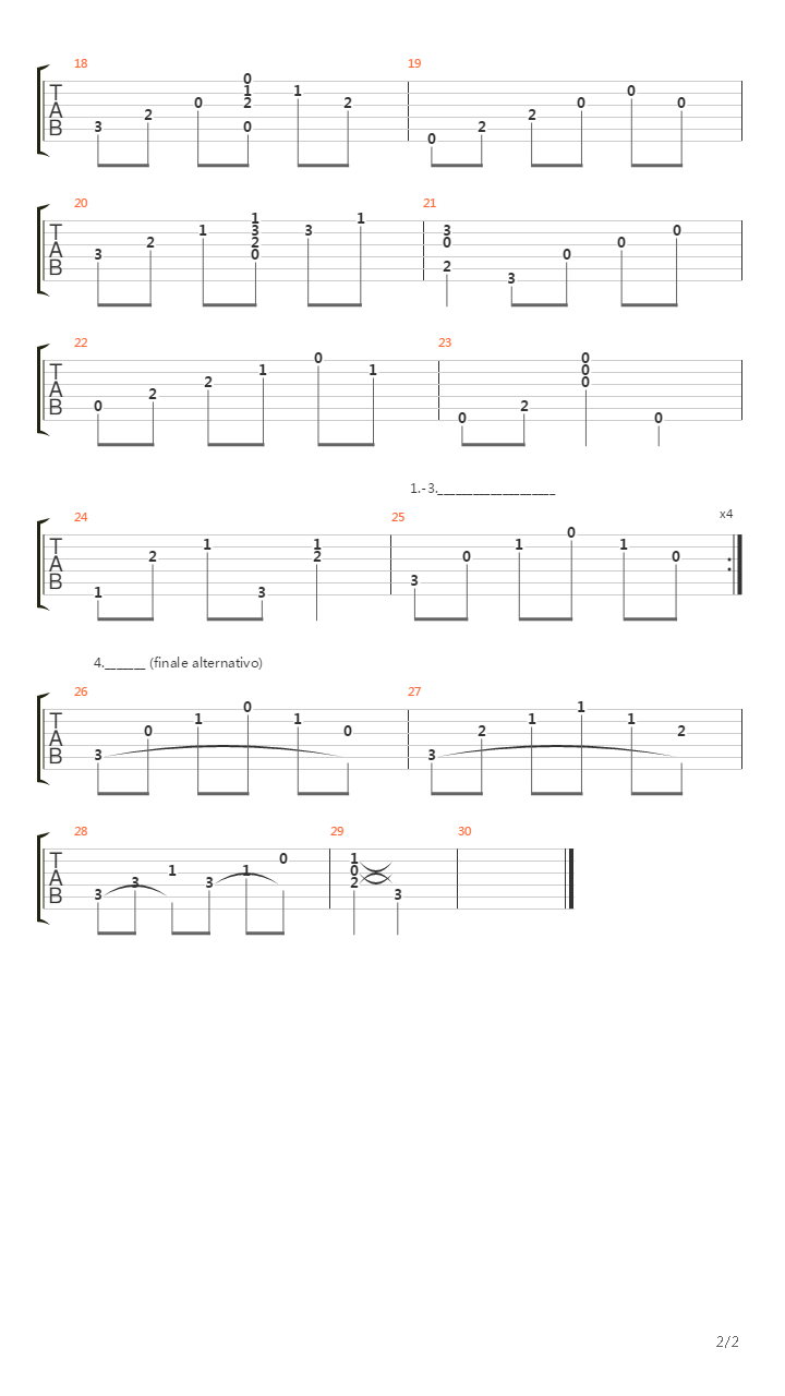 La Raccolta吉他谱