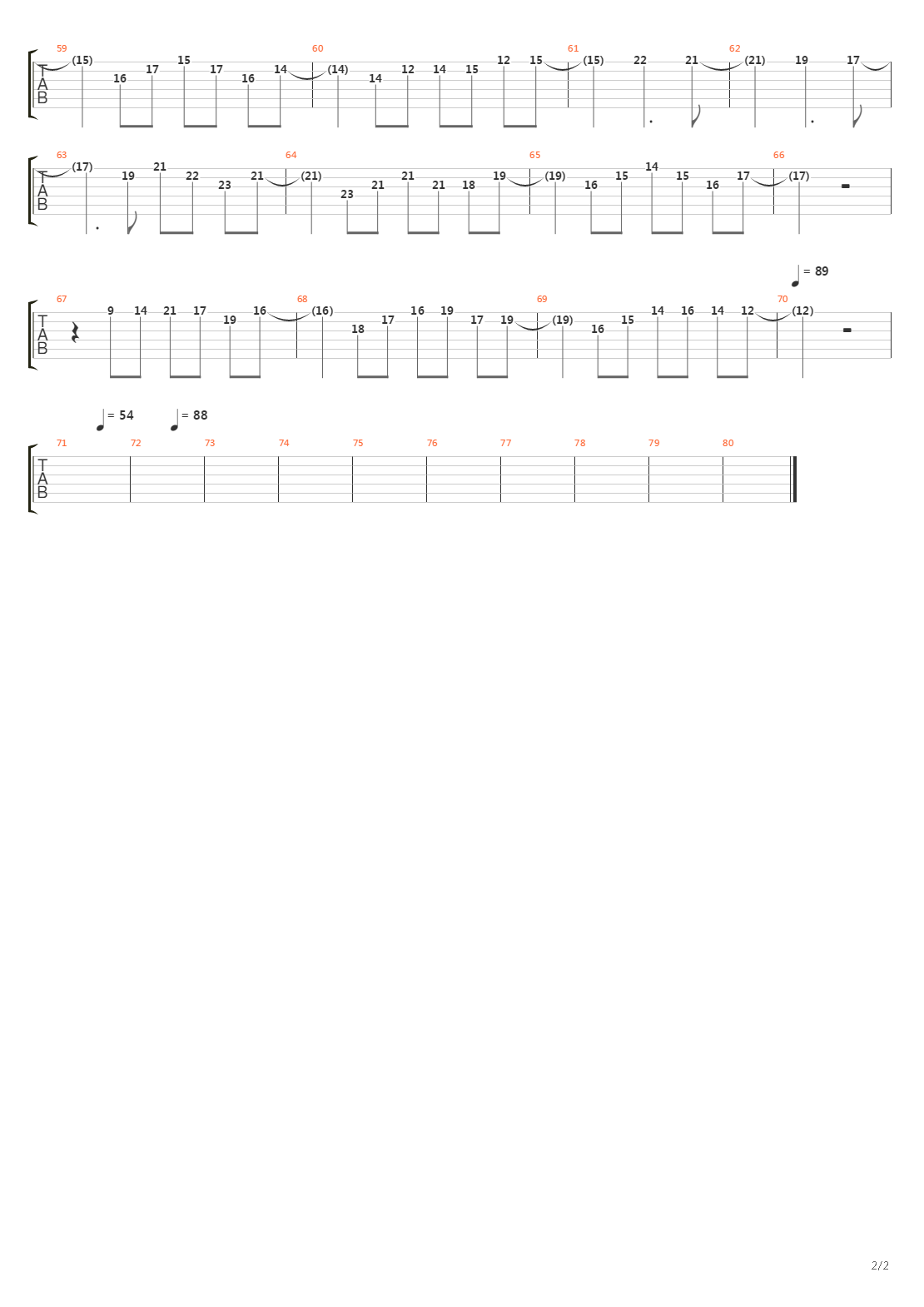 Auqa Harp吉他谱