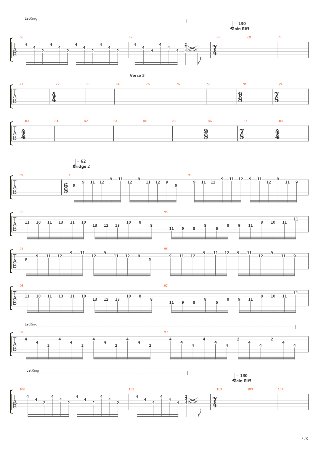 Chains Of The Past吉他谱