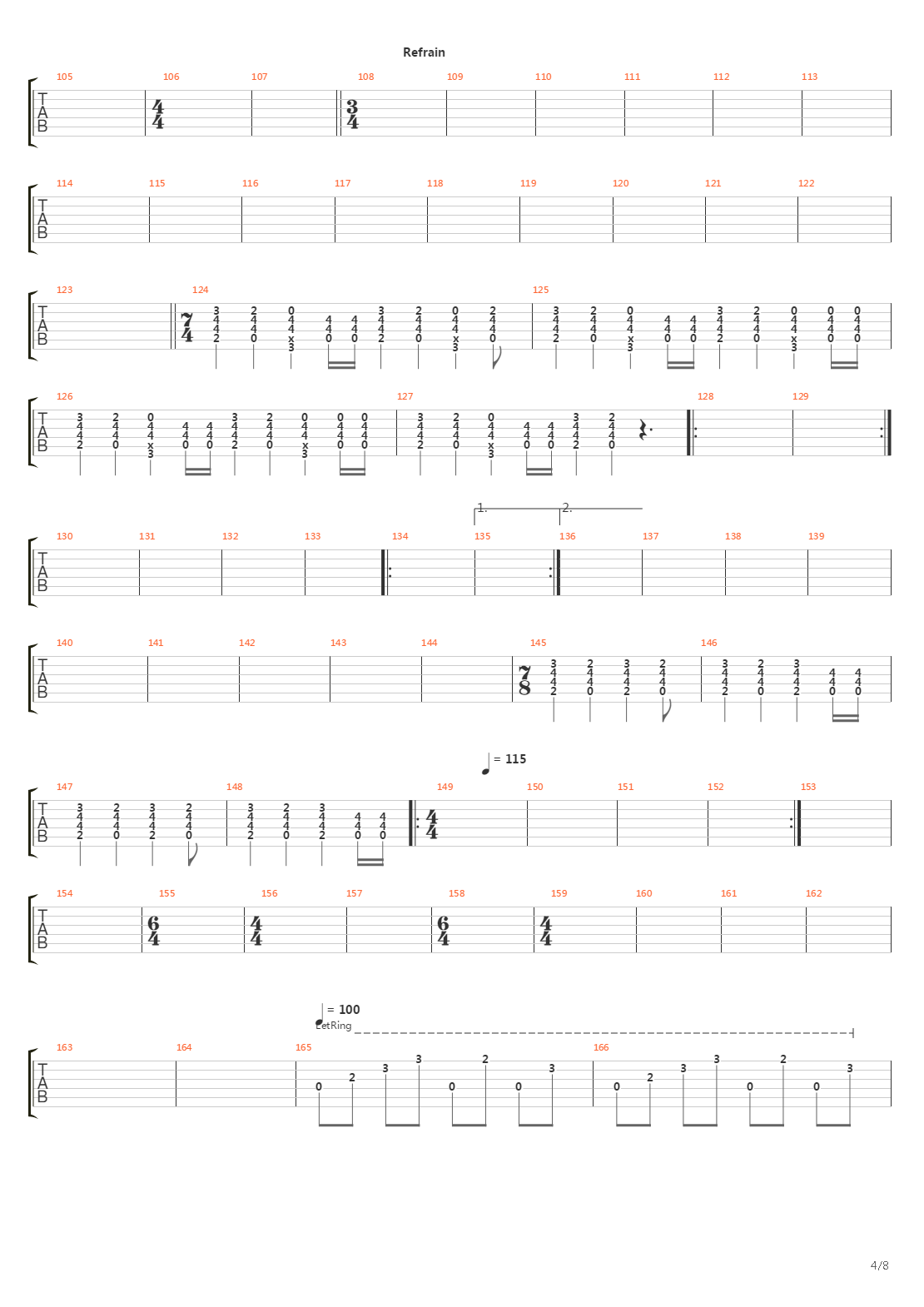 Chains Of The Past吉他谱