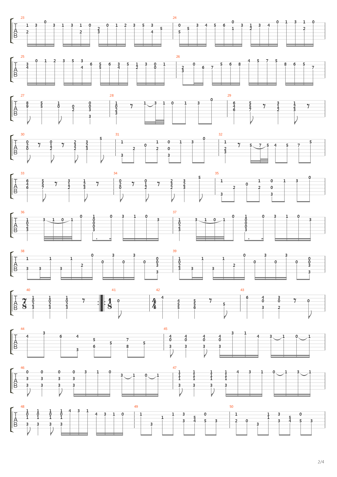 Sonate吉他谱