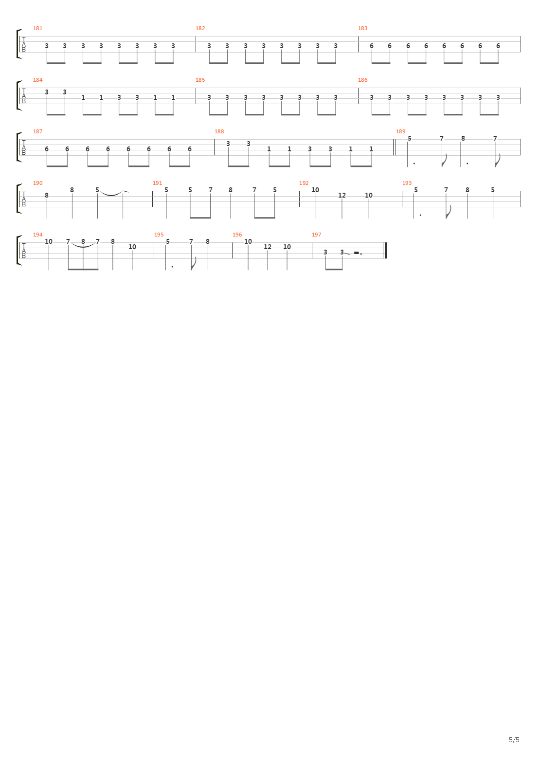 Сыны Туле吉他谱