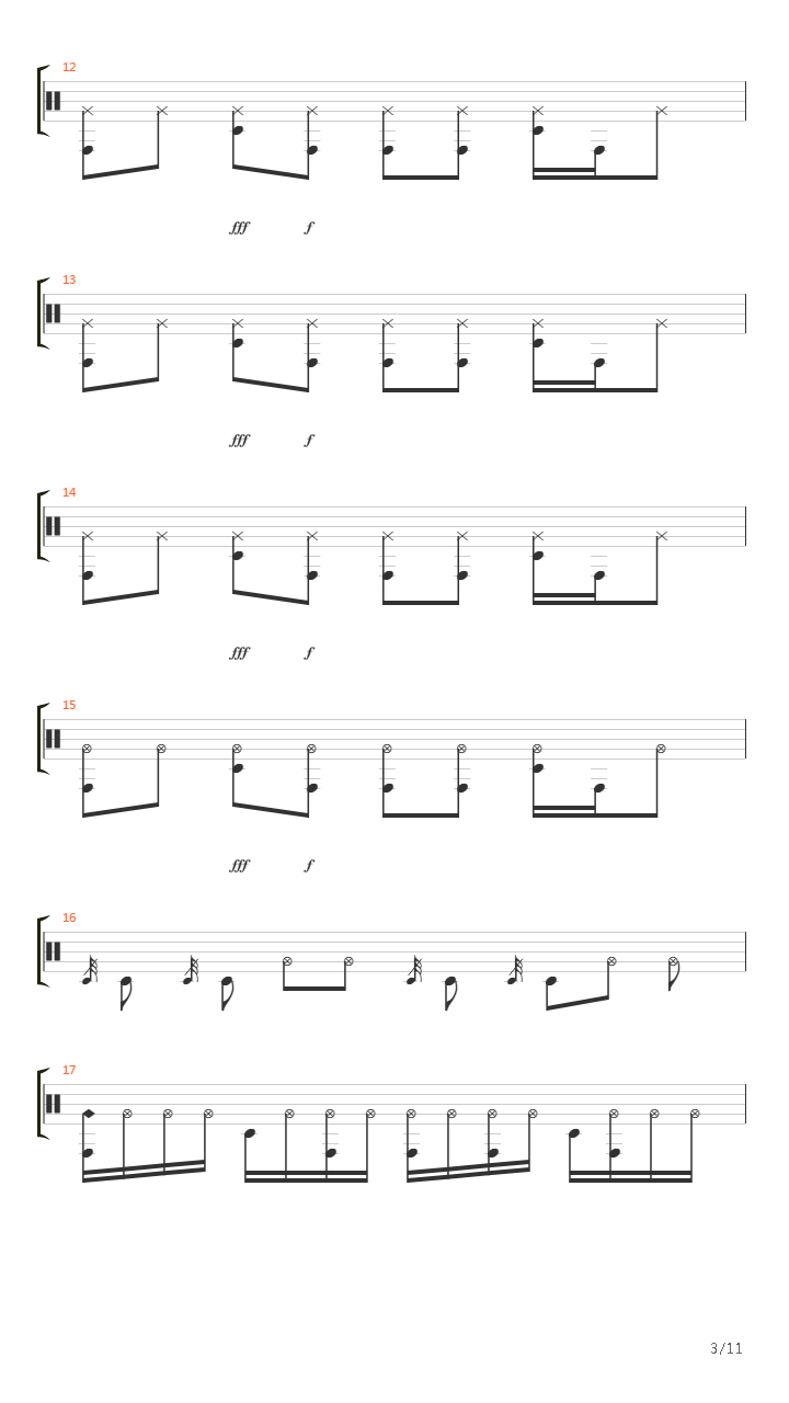 a chaque seconde吉他谱