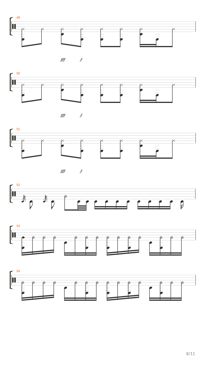 a chaque seconde吉他谱