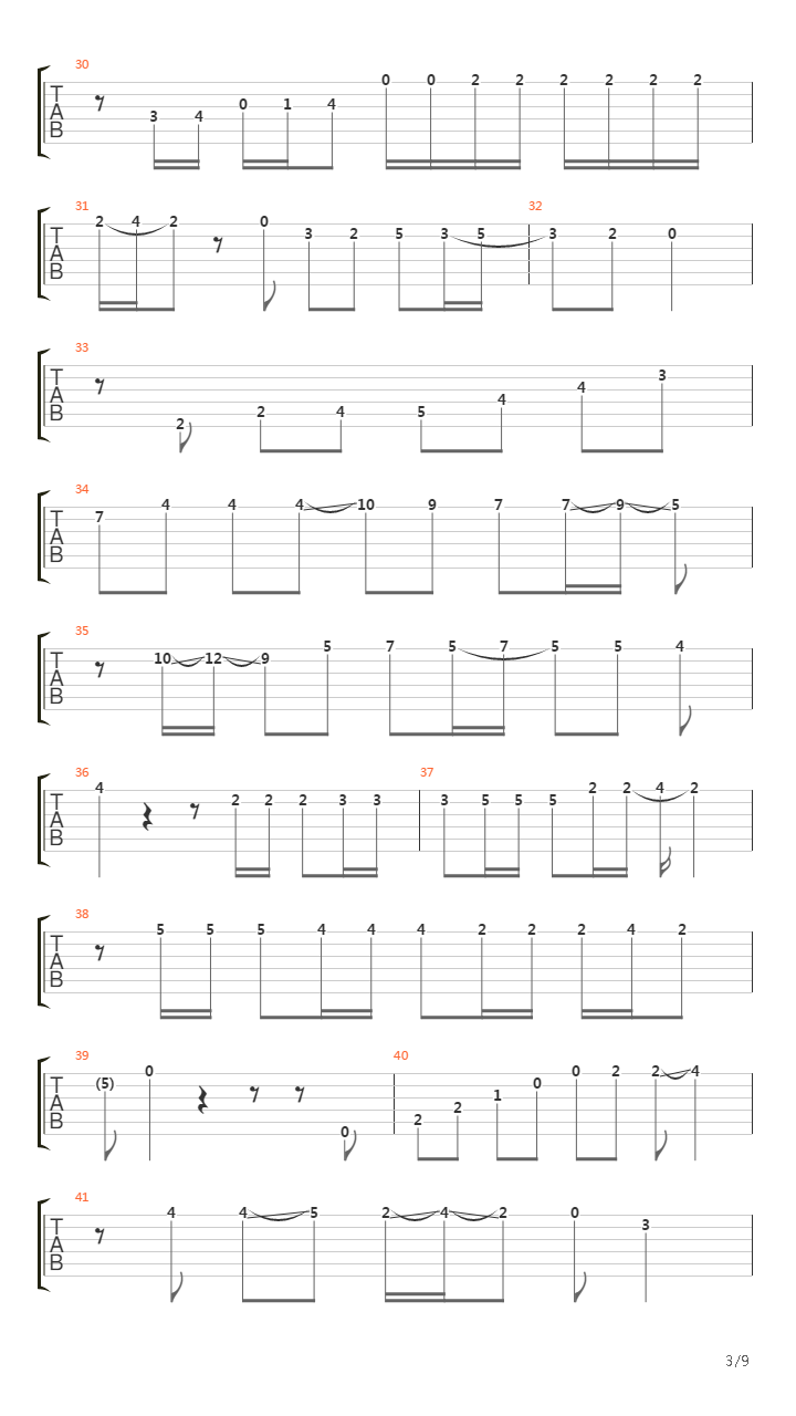 Lagrimas De Guitarra吉他谱