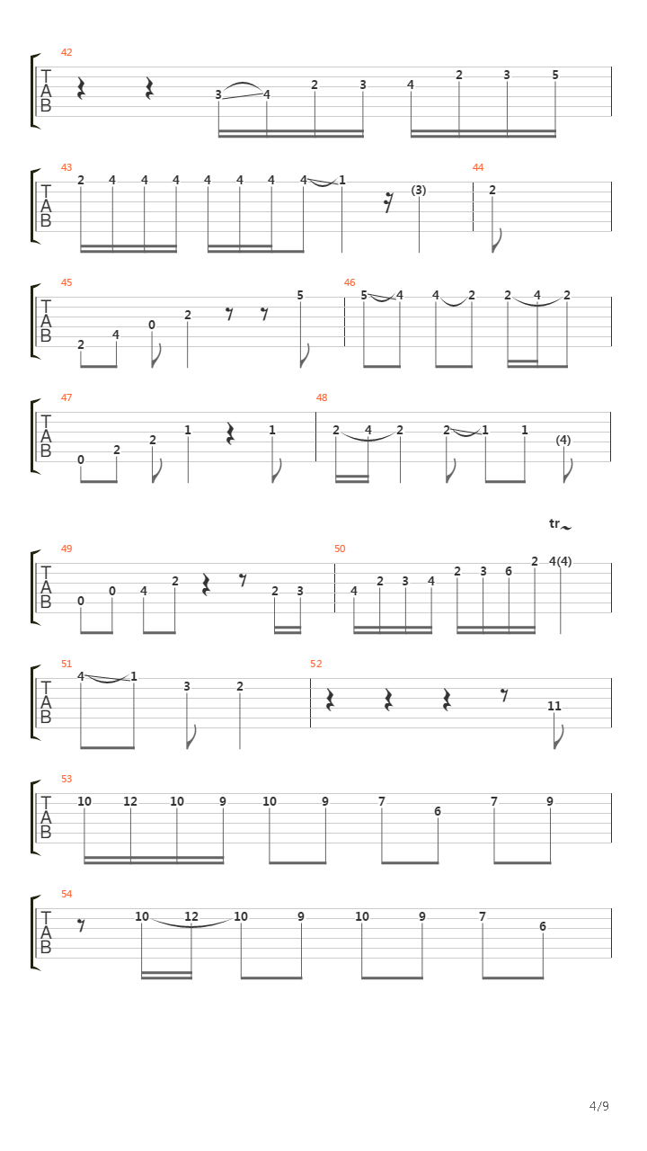 Lagrimas De Guitarra吉他谱