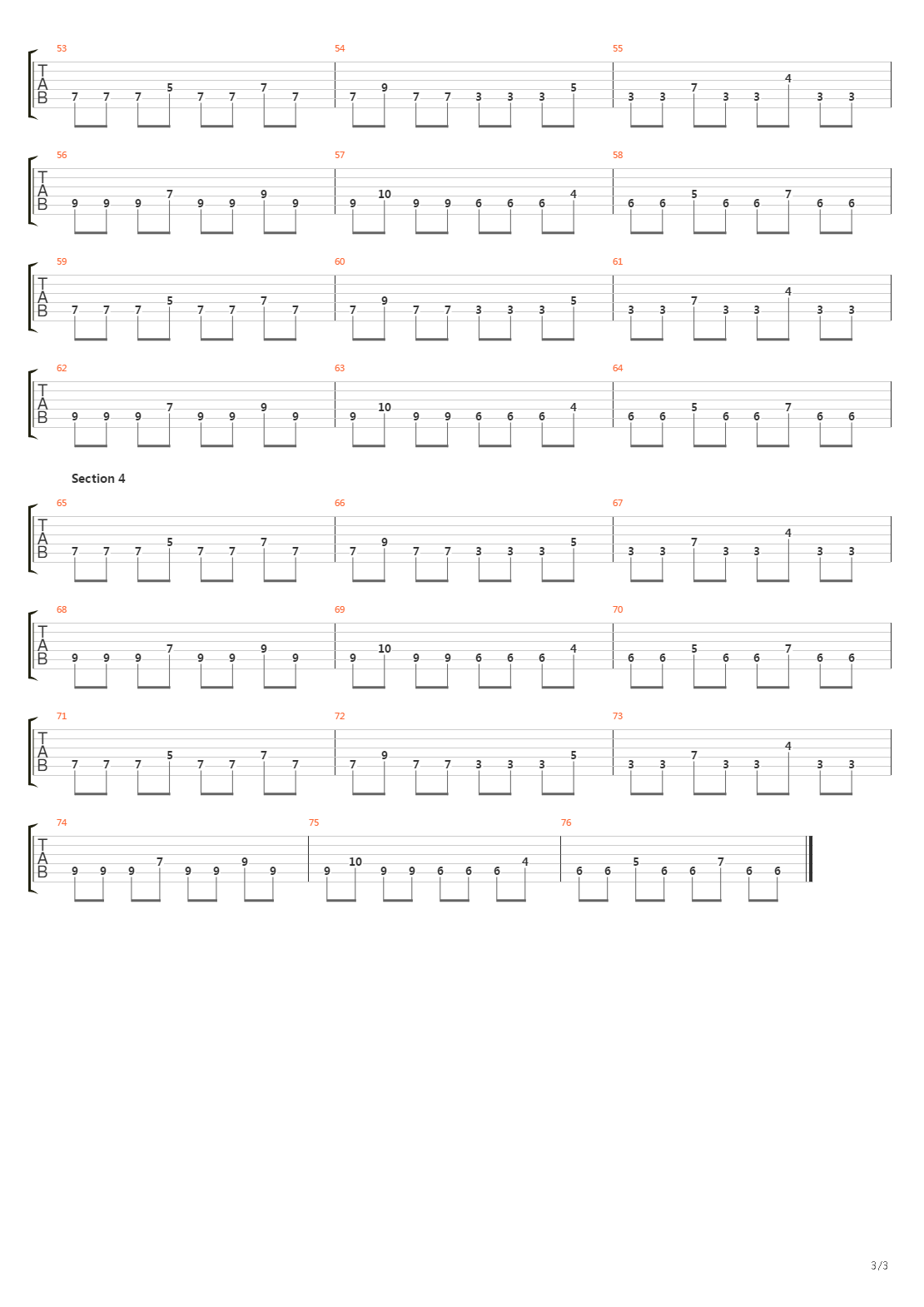 Script For The Play吉他谱