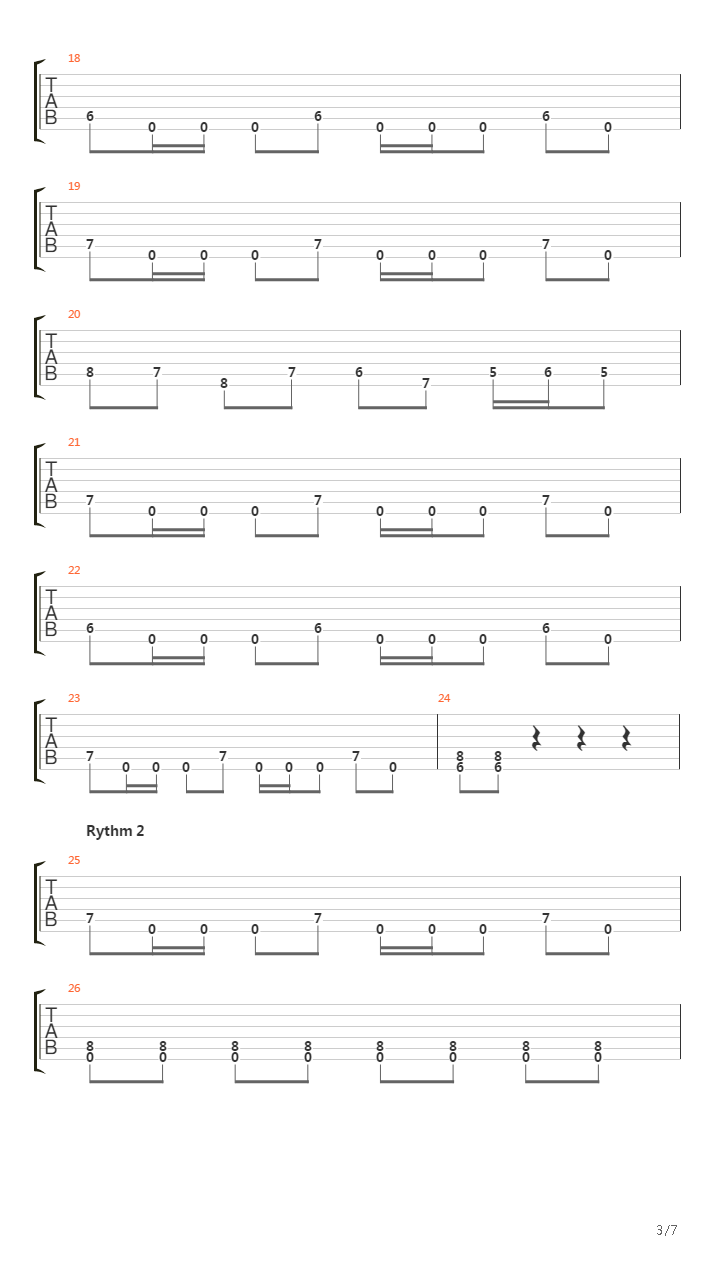 Script For The Play吉他谱