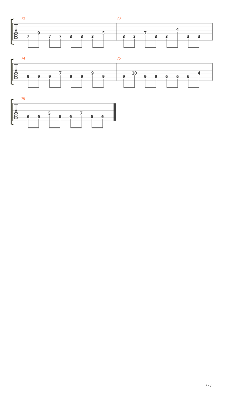 Script For The Play吉他谱