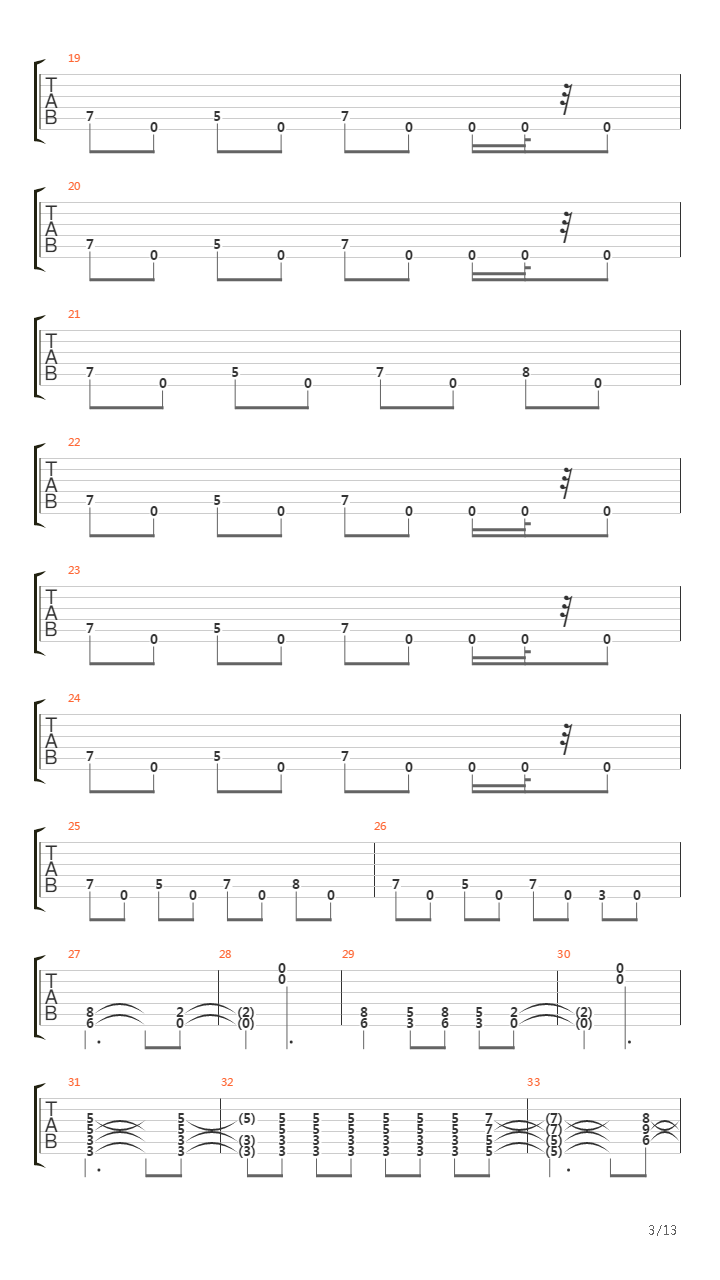 Gambeta吉他谱