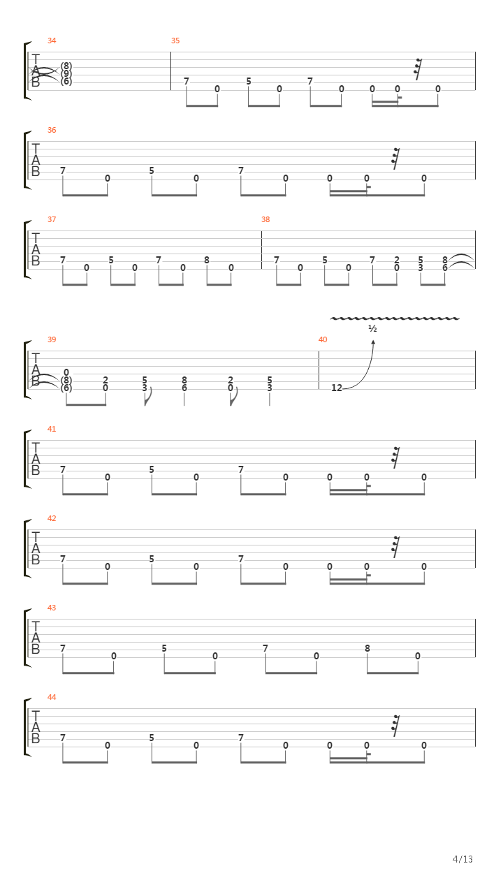 Gambeta吉他谱