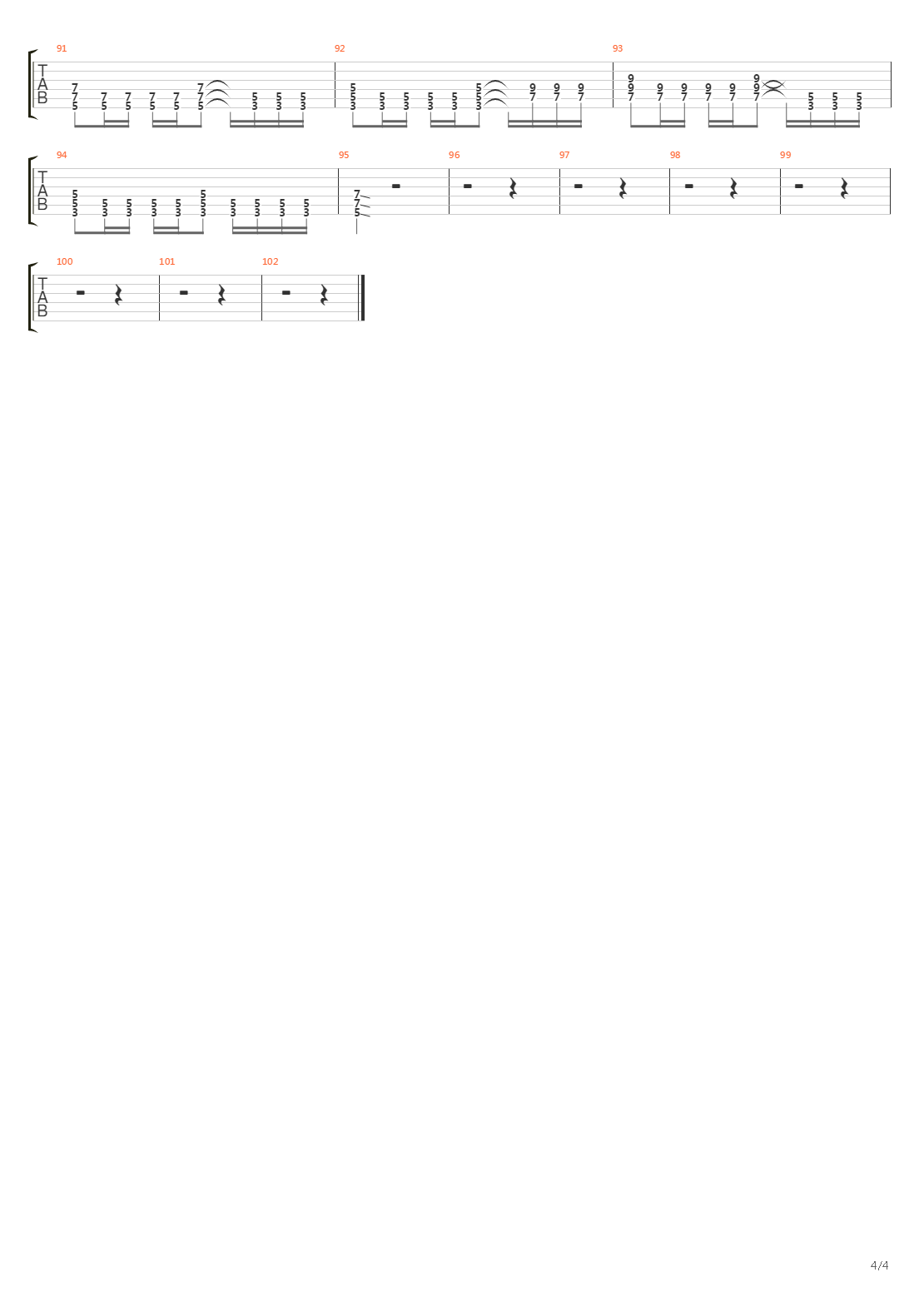 Mexican Radio吉他谱