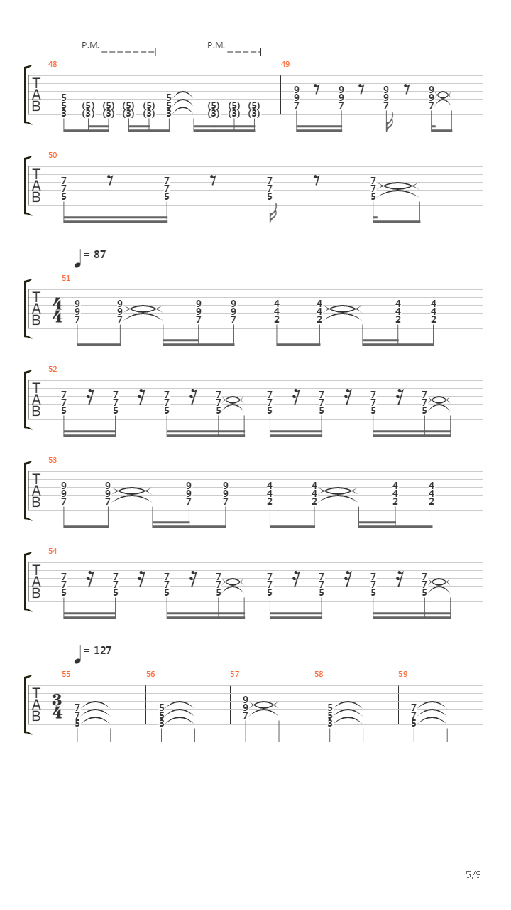 Mexican Radio吉他谱