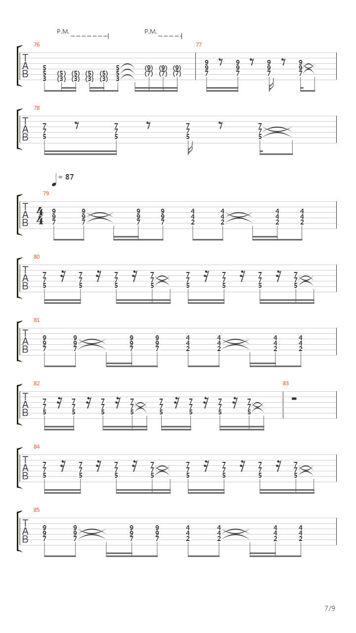 Mexican Radio吉他谱