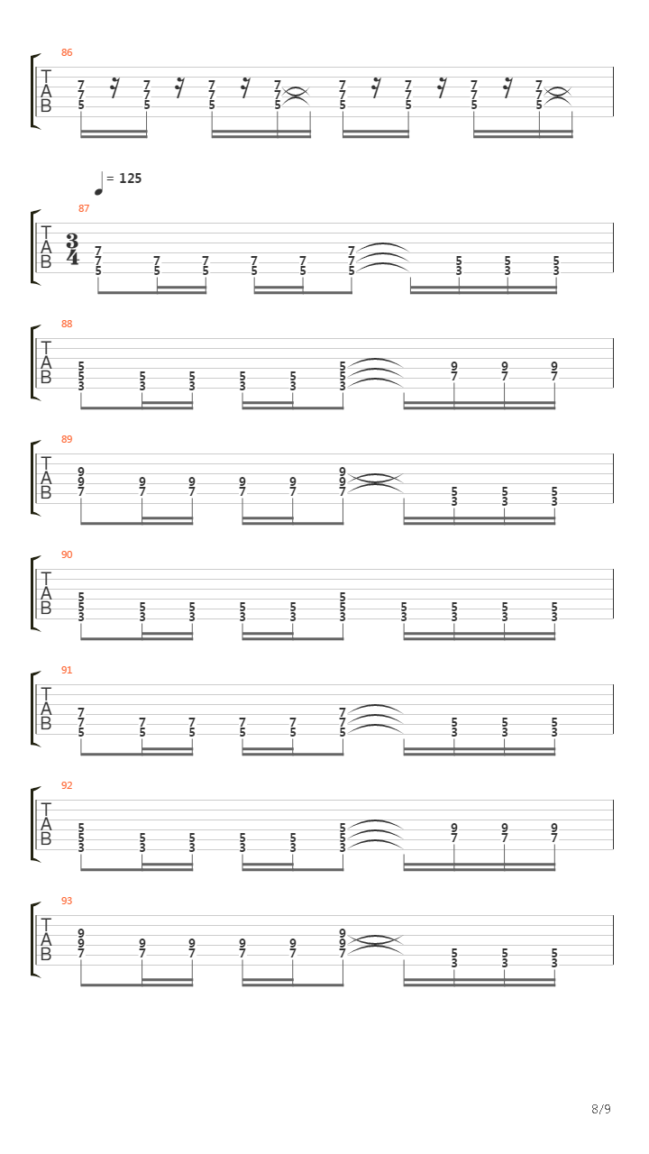 Mexican Radio吉他谱