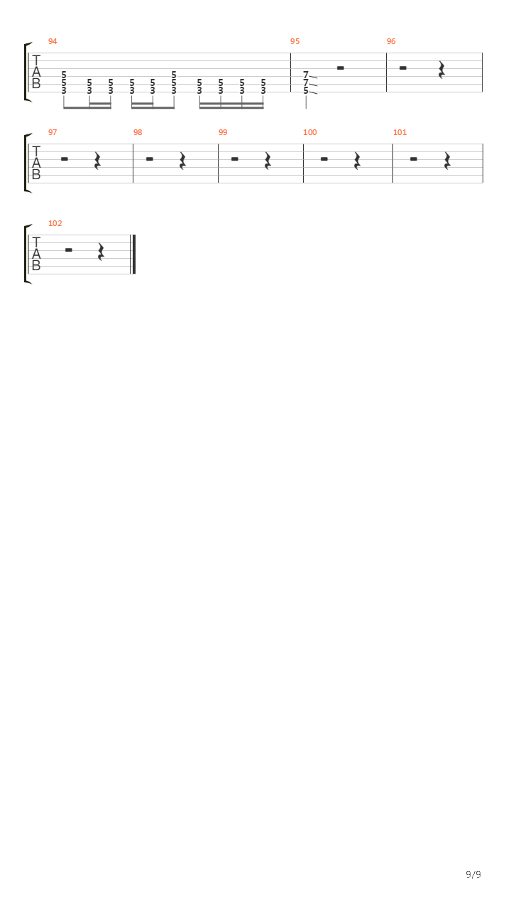 Mexican Radio吉他谱