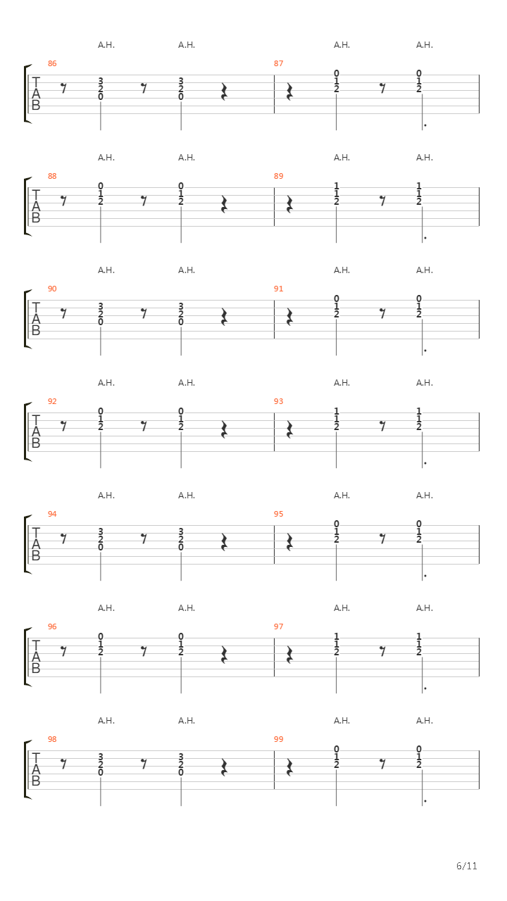 Le salon吉他谱