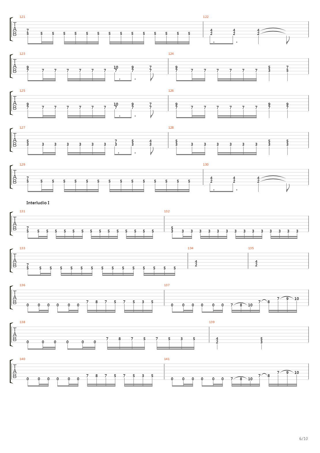 Torquemada吉他谱