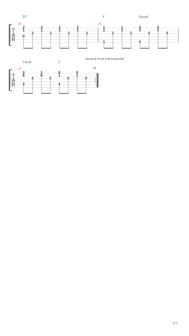 Shir Tikva吉他谱