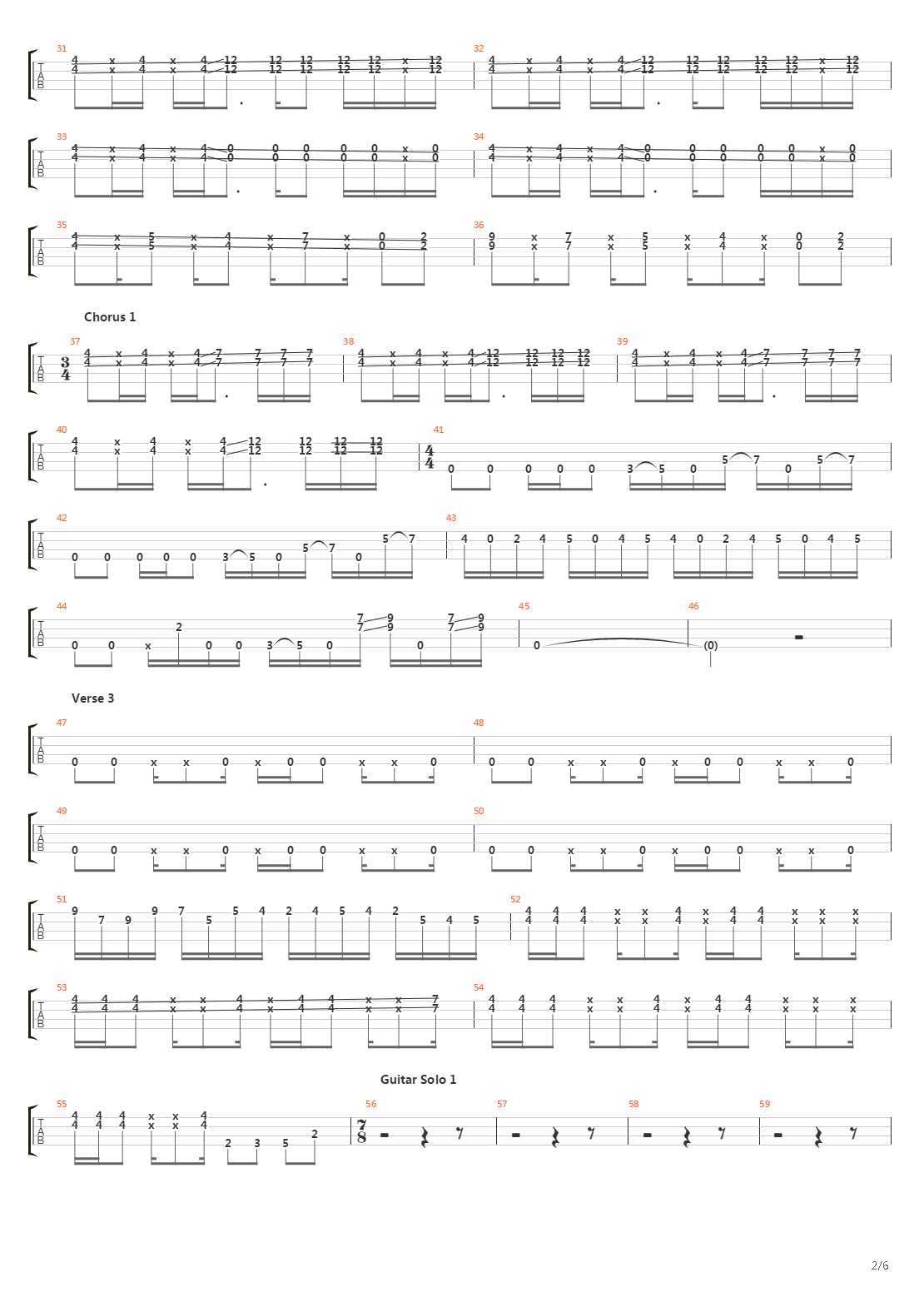 Chemical Composition吉他谱