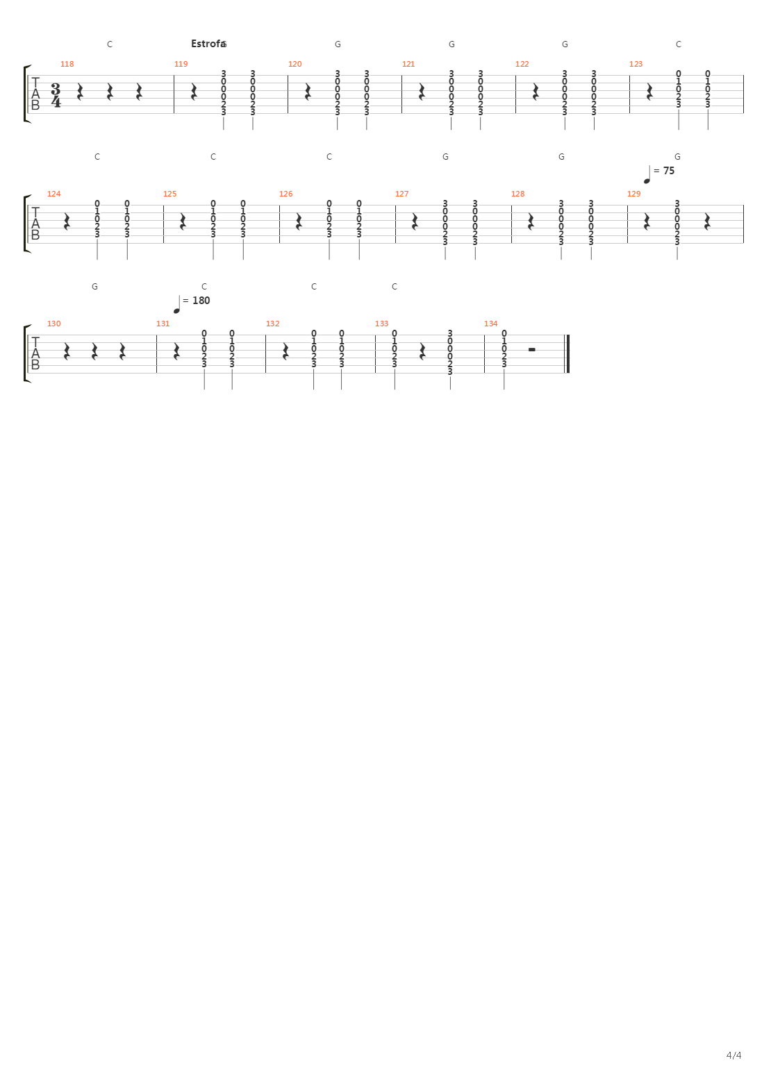 Carabina 30-30吉他谱