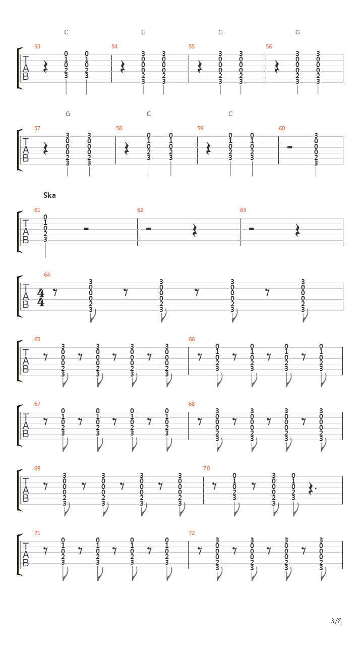 Carabina 30-30吉他谱
