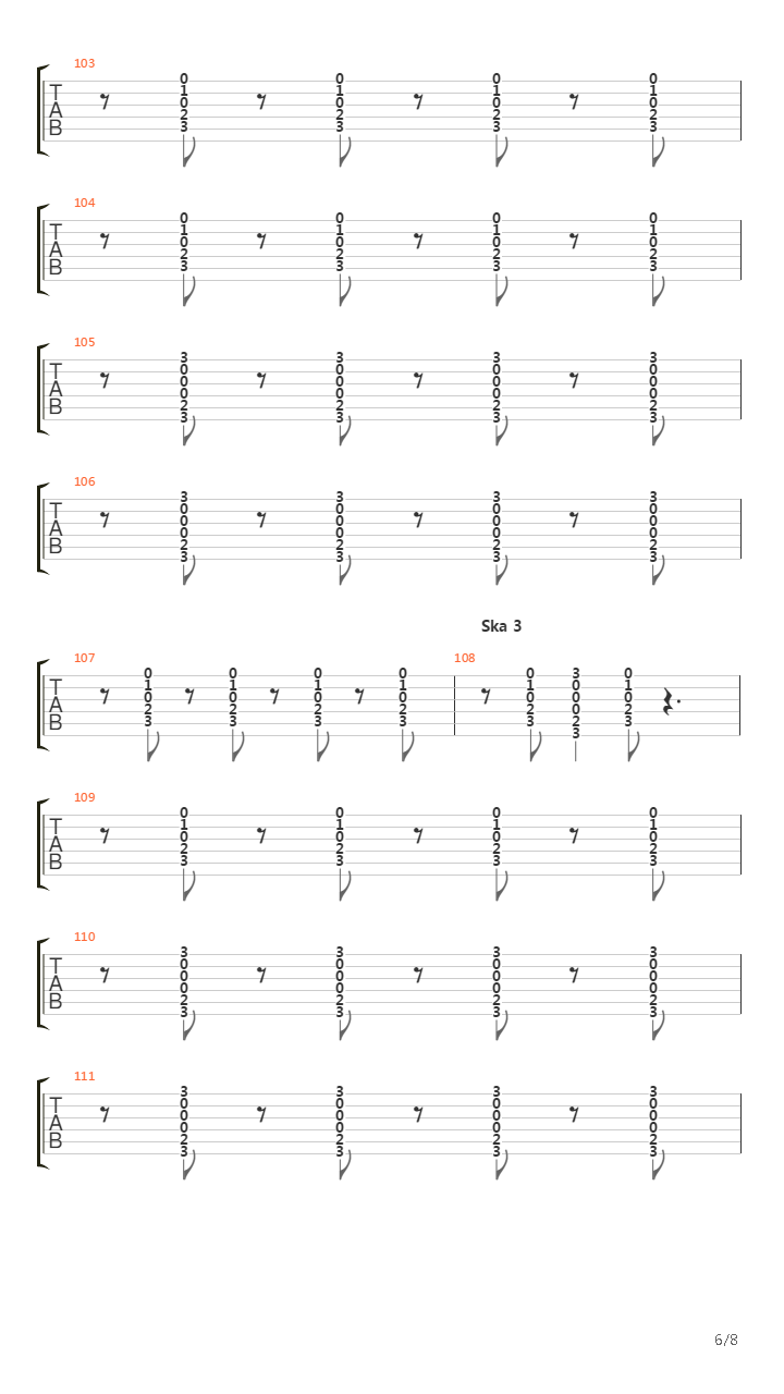 Carabina 30-30吉他谱