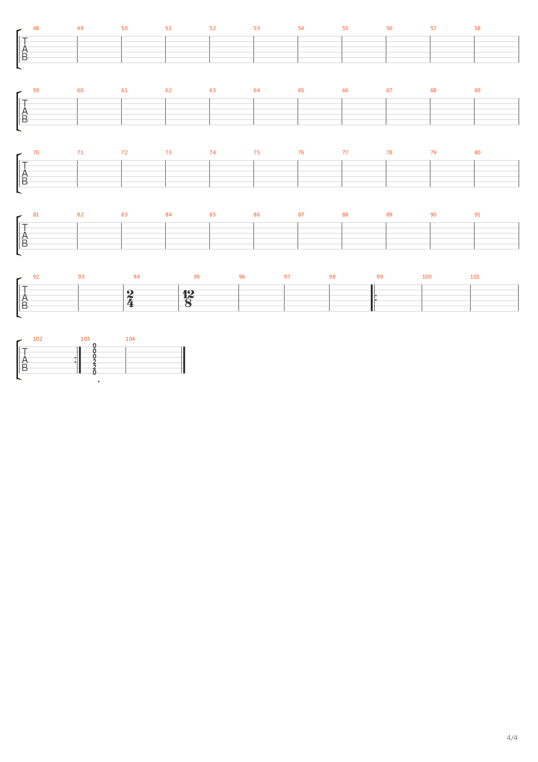 Blockade吉他谱