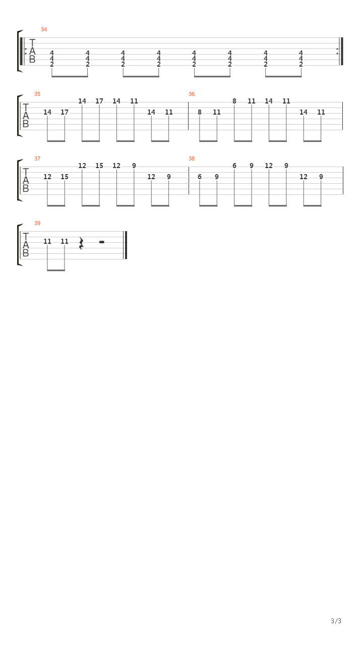 Elementally Regarded吉他谱