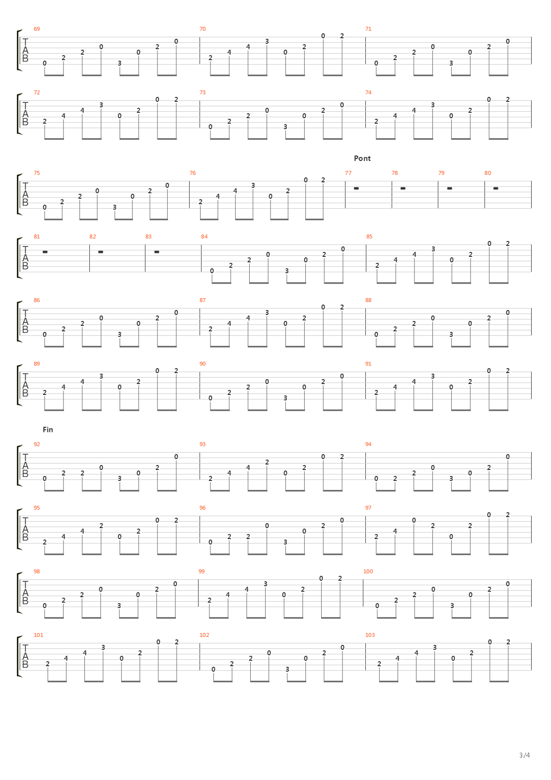On the road again吉他谱