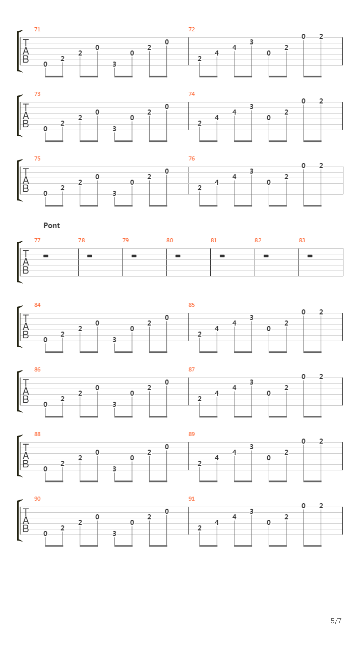 On the road again吉他谱