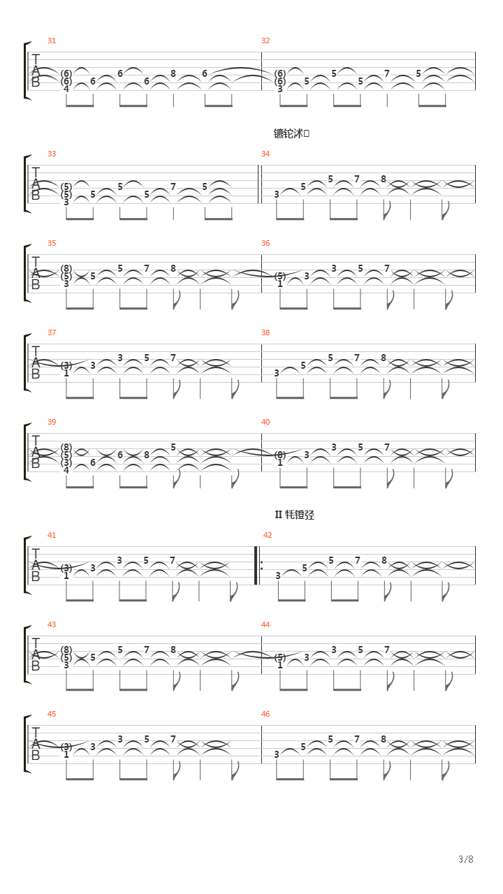 Lost吉他谱