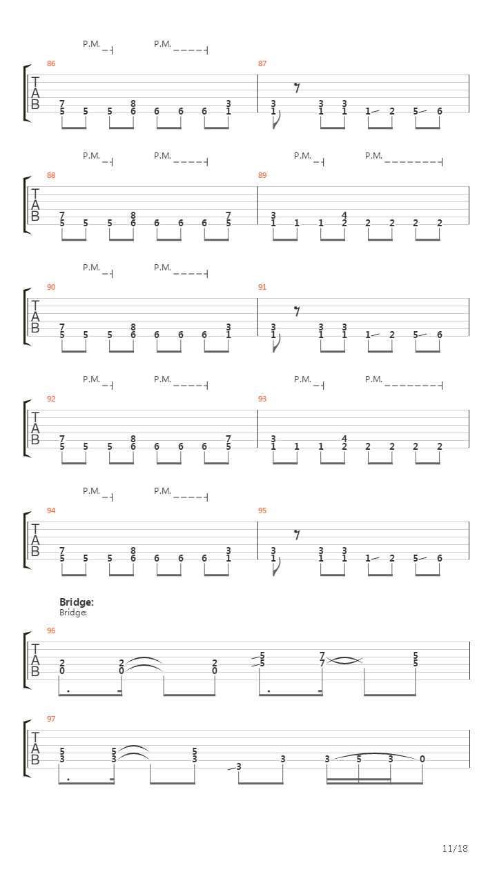 Hallways To Hell吉他谱
