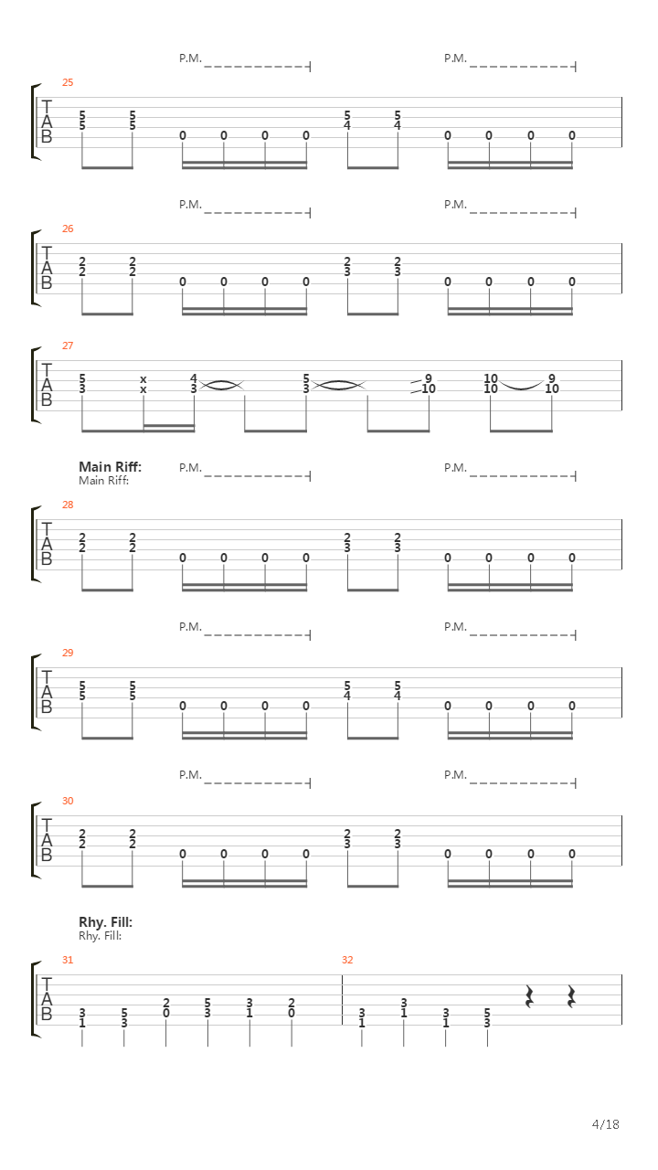 Hallways To Hell吉他谱