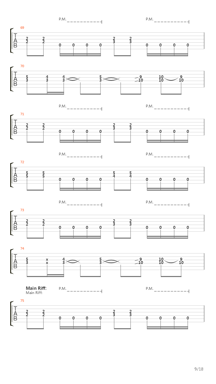 Hallways To Hell吉他谱