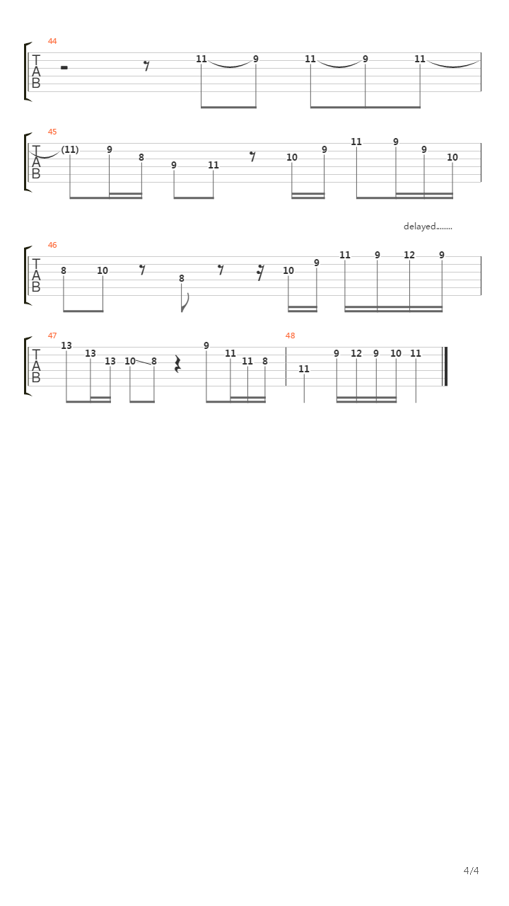 Interplay吉他谱