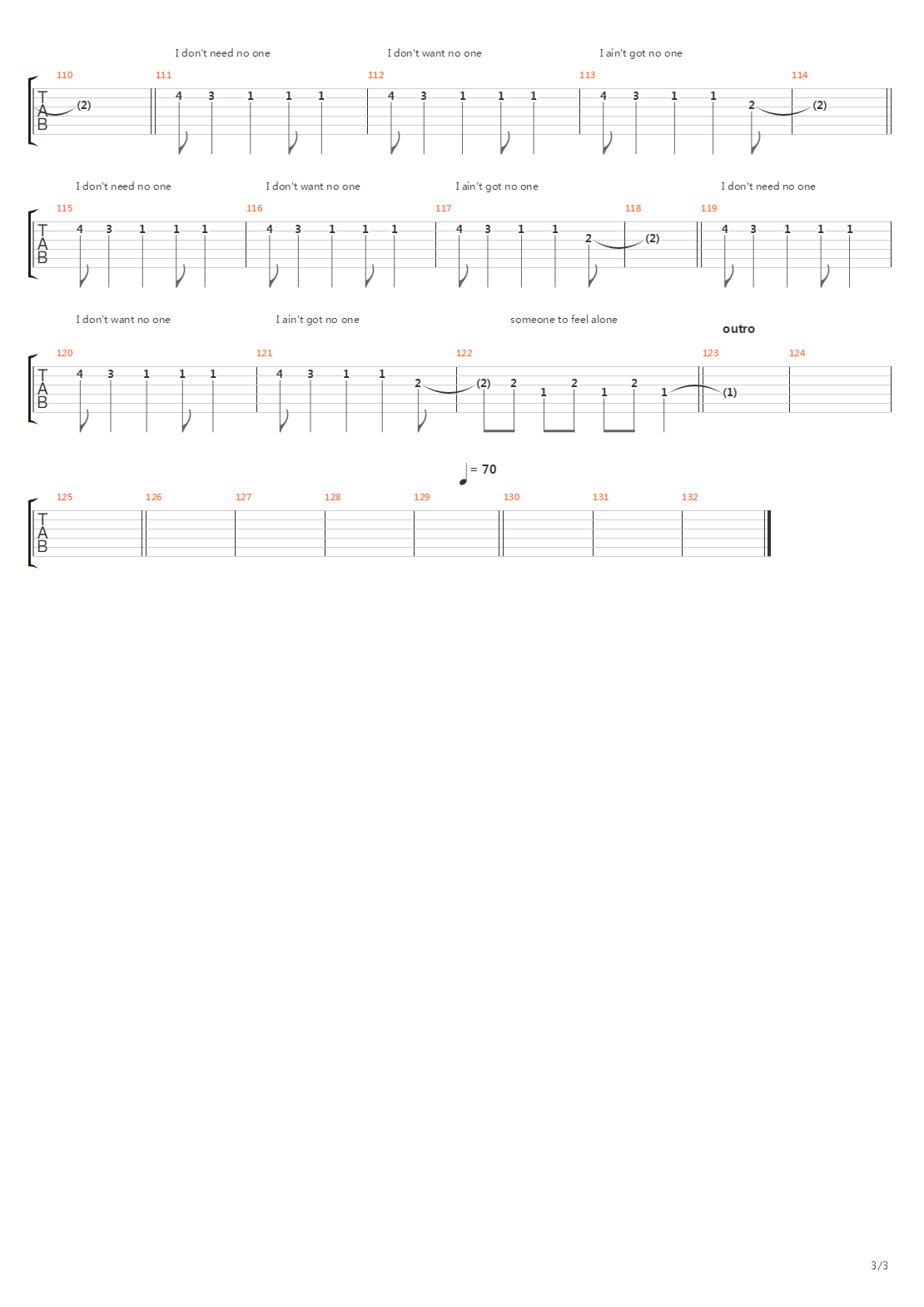 1 51吉他谱