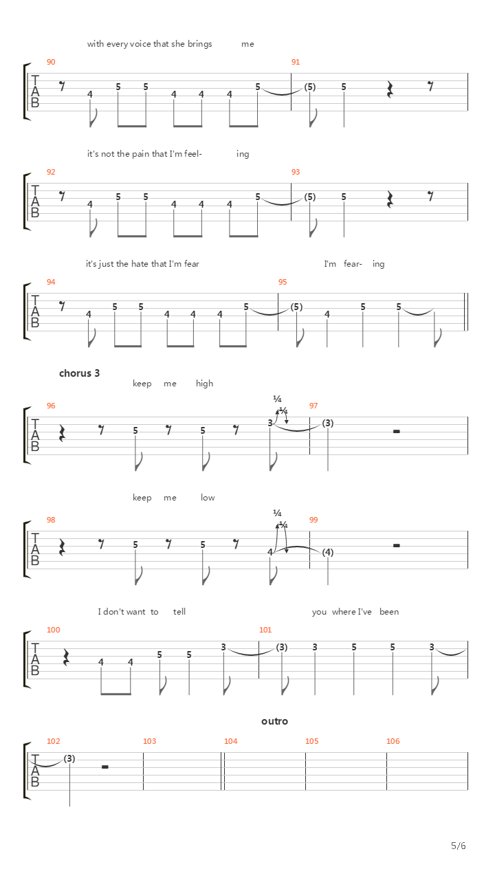 High Low吉他谱