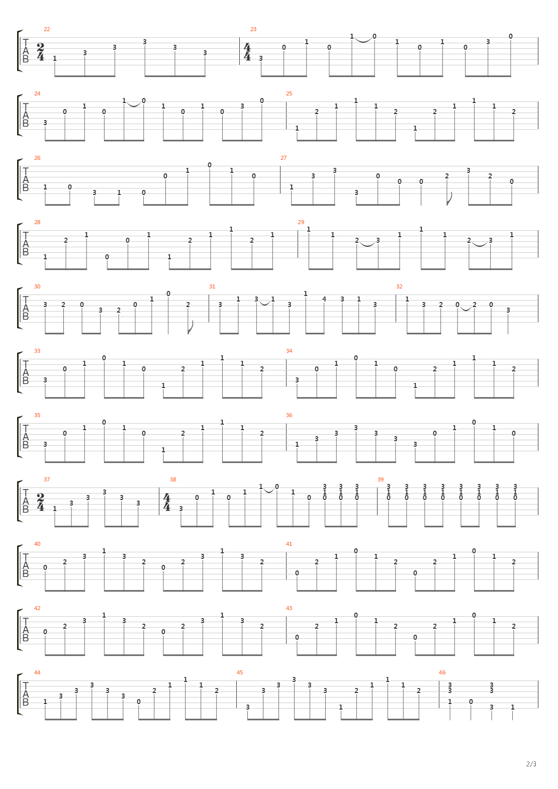 Avalon吉他谱