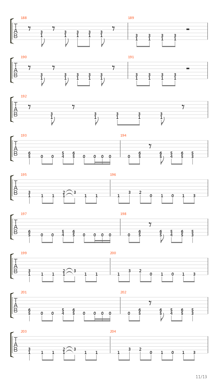 The Path And The Way吉他谱