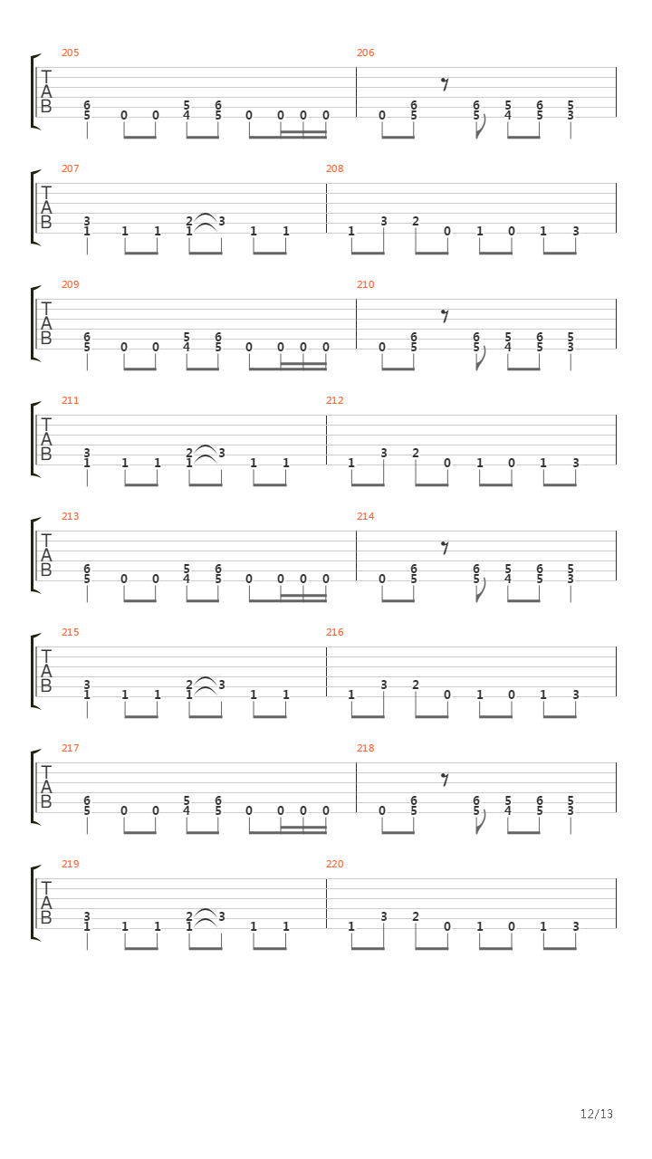 The Path And The Way吉他谱