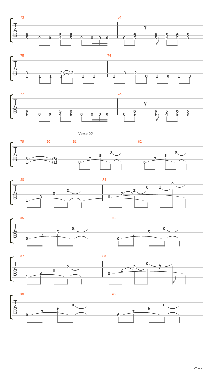 The Path And The Way吉他谱