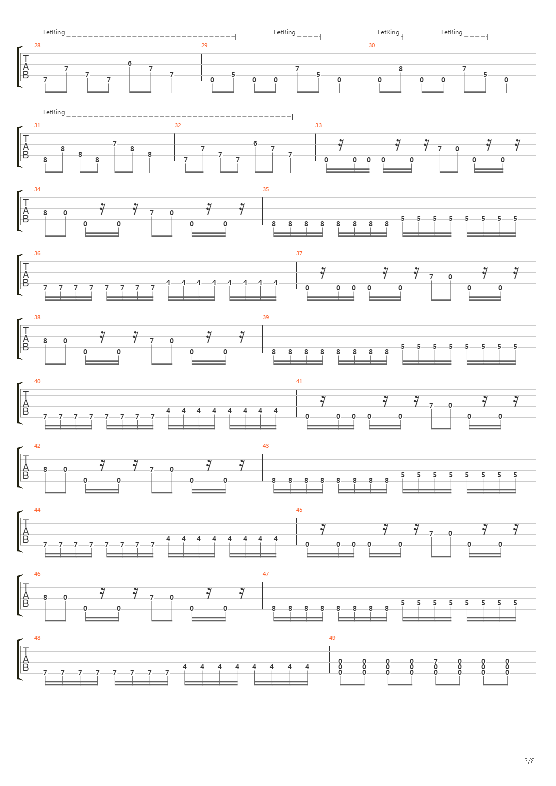 On Wings Of Lead吉他谱