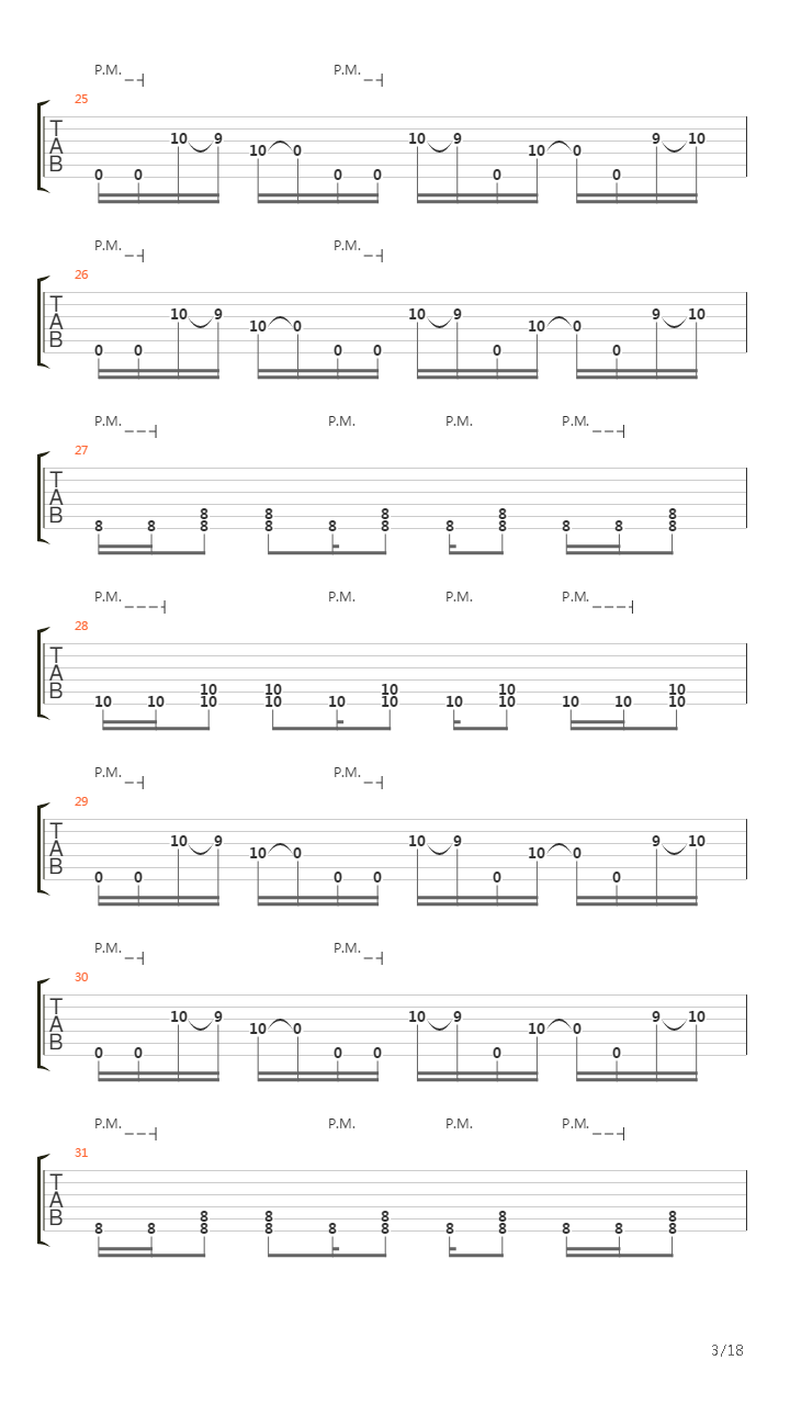 The Fine Line Between Love And Hate吉他谱